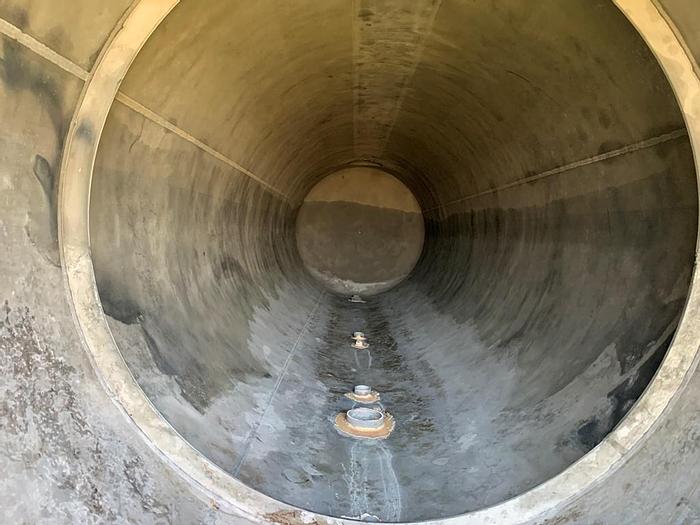 Used Tank, 1,500 Gallon, S/st, 4' x 18', 25 PSI, Coalescer Tank #S743658