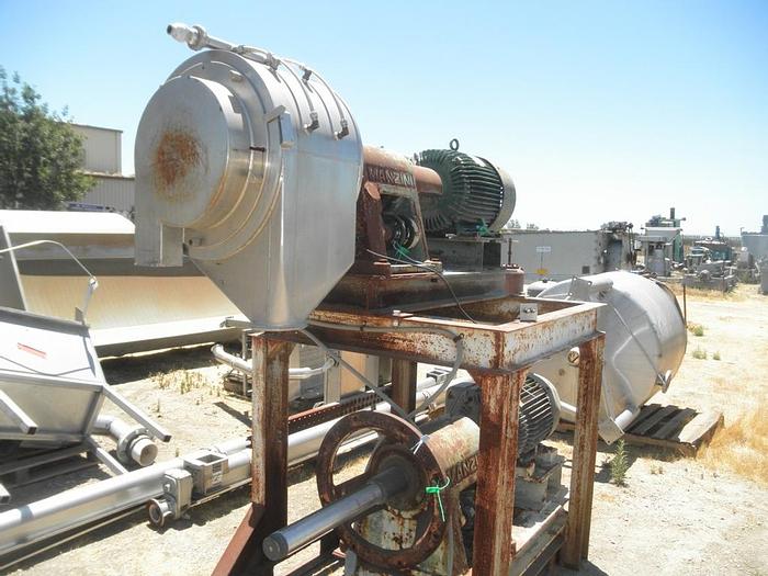 Used Pulper, Finisher, Manzini, TE30, Turbo Finisher, 40 HP, #S741834