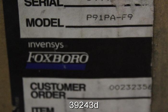 Used Foxboro P91PA Poweractor Power Positioner #39243