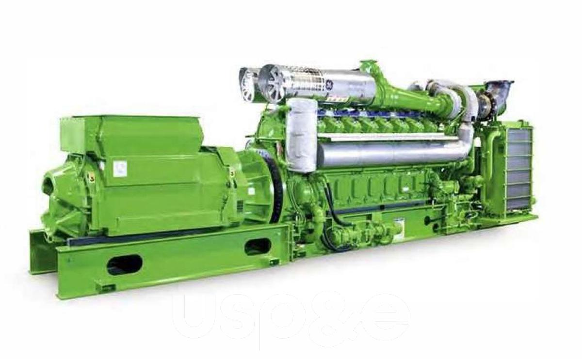 Used 2.6 MW 2016 Jenbacher J616-F411 Natural Gas Generator Plant
