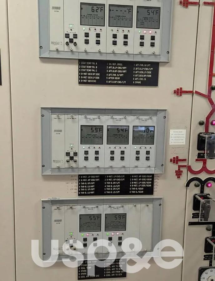 Used 54 MW 1992 Used ABB HT25/LT25 Steam Turbine Generator Set