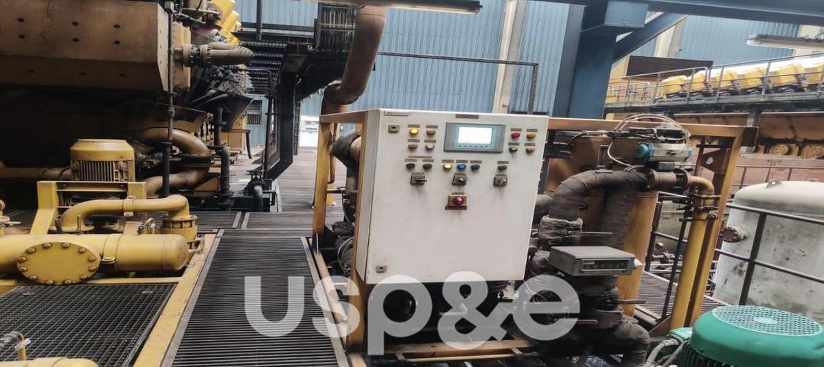 Used 108 MW Used Caterpillar MAK 16CM43C HFO Power Plant Engines