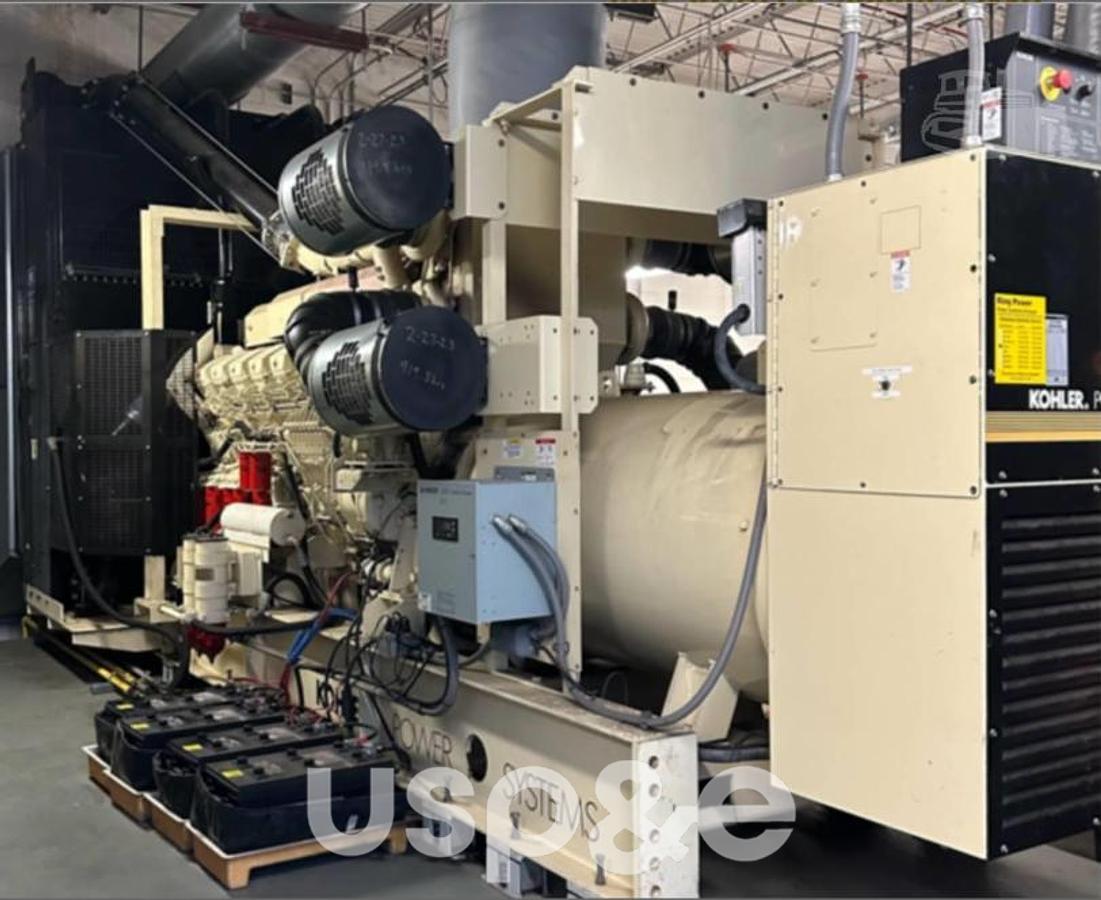 Used 2 MW 2006 Used Kohler 2000REOZMD Diesel Generator Set