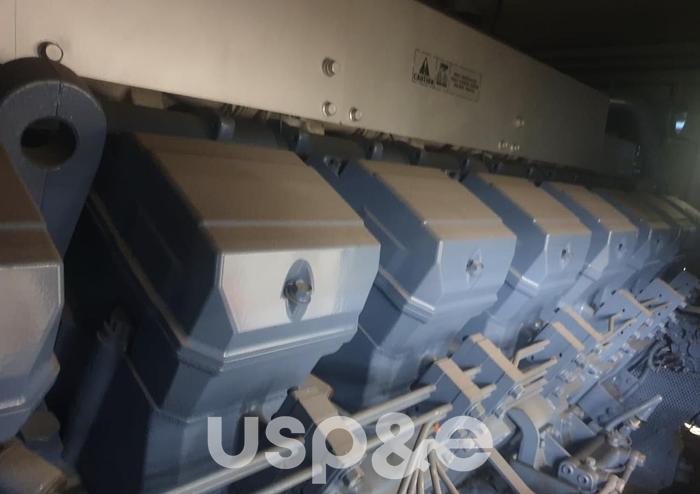 1.2 MW 2017 New Mitsubishi S16R-PTA Diesel Generator Set