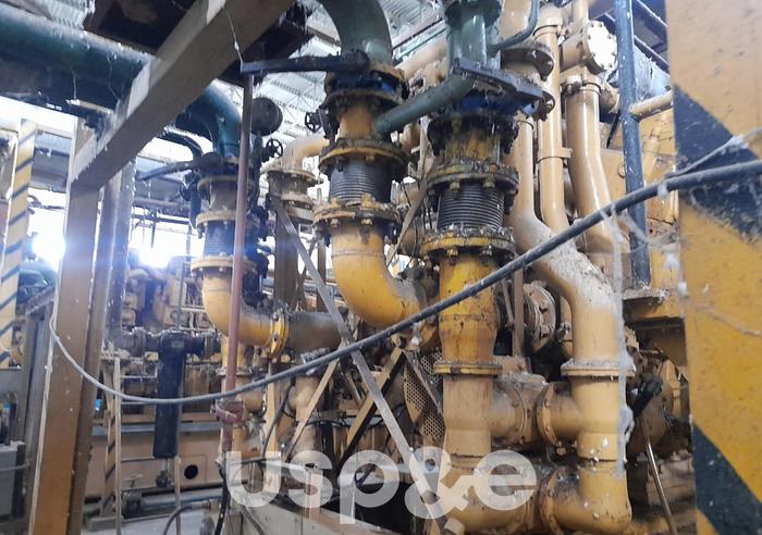 Used 3.6 MW 2000 Used Caterpillar G3616 Natural Gas Generator Sets