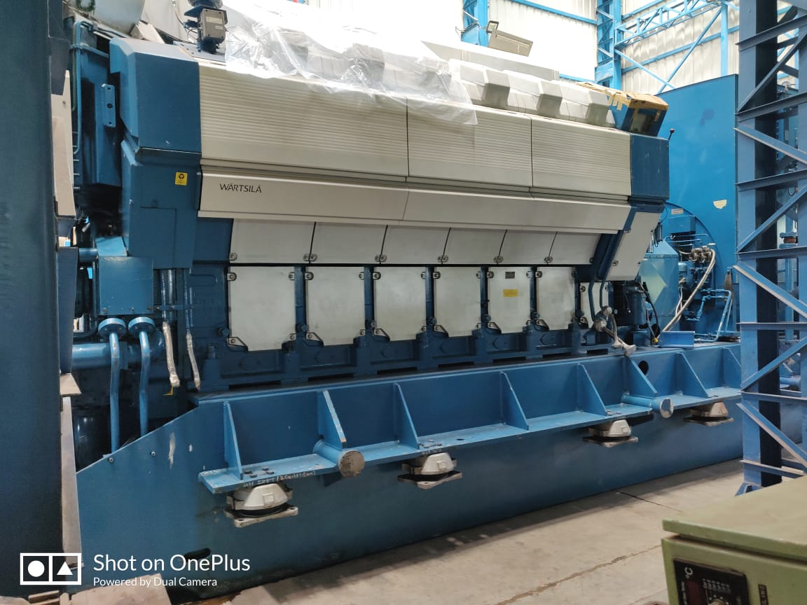 Used 5.1 MW 2008 Used Wartsila W12V32 HFO Generator Sets