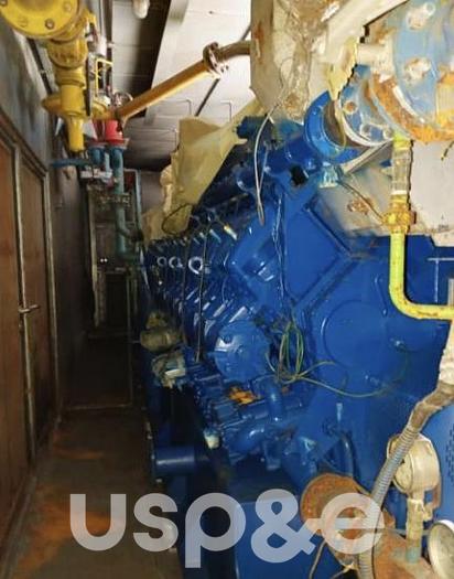 Used 2 MW 2014 Used MWM TCG 2020V20 Natural Gas Generator Sets
