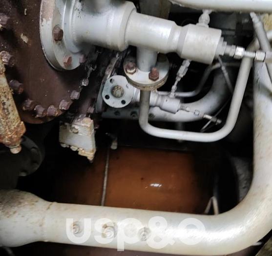 Used 33.7 MW 1987 Used John Brown Frame 6B Natural Gas Turbine Genset 