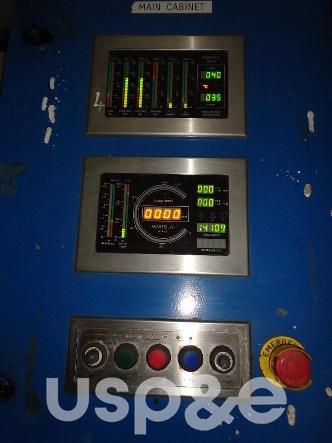 Used 5.1 MW 2008 Used Wartsila W12V32 HFO Generator Sets