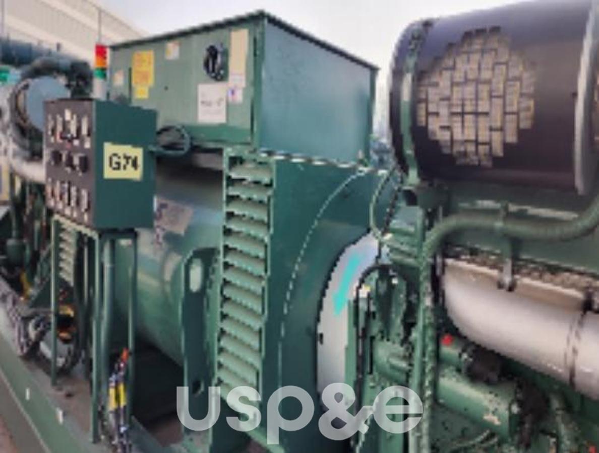 Used 3.2 MW 1998 Used Detroit KLSA 54 L9-4P Diesel Generator Set