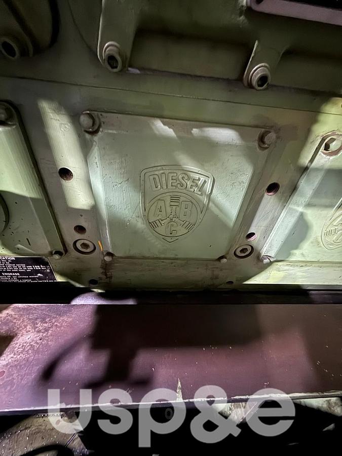 Used 1.9 MW 2007 Used Anglo-Belgian-Corp 12DZC-1000-125-A Deisel Generator Set