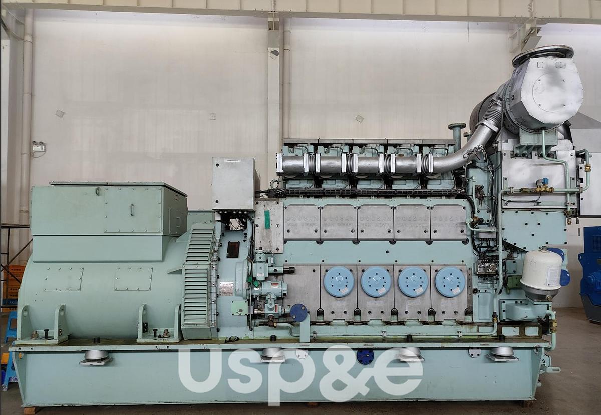 Used 0.90 MW 2013 Used MAN 5L21/31 HFO Generator Set