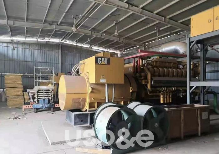 Used 5.7 MW 2004 Used Caterpillar G3520C Natural Gas Plant Generators