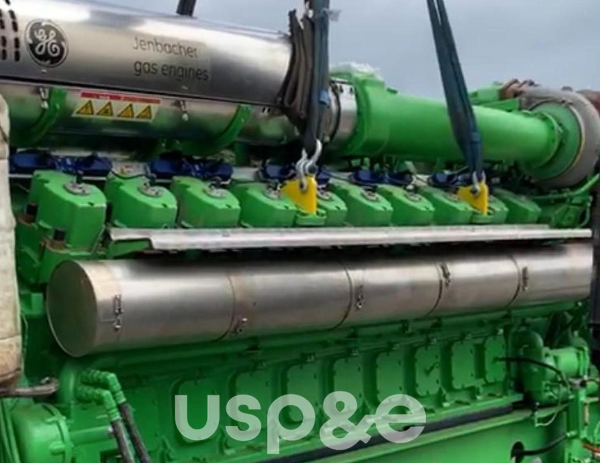 Used 3.4 MW 2012 Used Jenbacher J 620 Natural Gas Generator Set