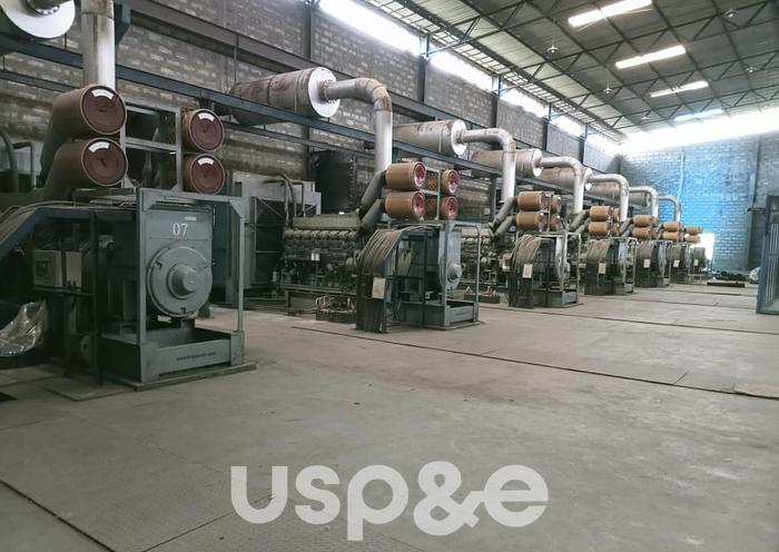 Used 1.5 MW 2006 Used Mitsubishi SR16-PTA Diesel Generator Sets