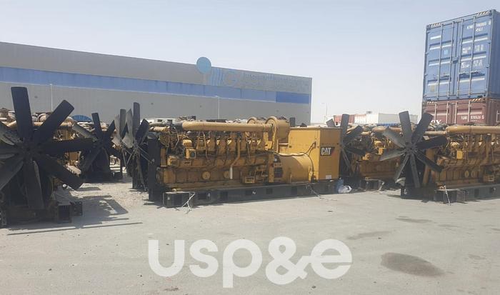 Used 1.4 MW 2012 Used Caterpillar 3516B Diesel Generator Set