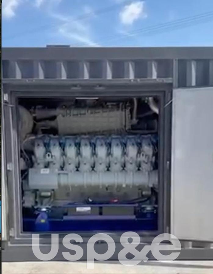 2 MW 2020 New MTU 16V4000L64F Natural Gas Generator Sets (Containerised)