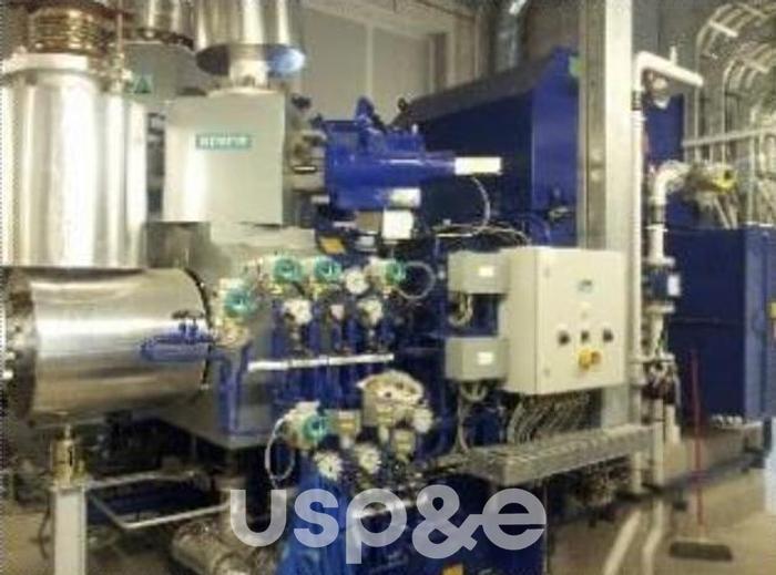 Used 3.2 MW 2010 Used Siemens SST-110 Twin AFA 46K Steam Turbine Generator Set