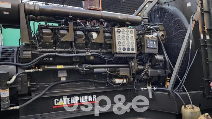 Used 1.6 MW 2012 Used Caterpillar 3516 Diesel Generator Set