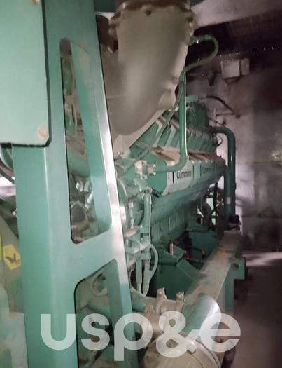 Used 2.1 MW 2010 Used Cummins QSV91-G3 Natural Gas Generator Sets