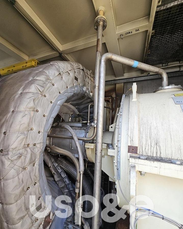 Used 3 MW 2013 Used Siemens SGT-400DLE Natural Gas Turbine Generator Set (Dual Shaft)
