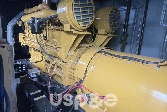 Used 2 MW 2015 Used Caterpillar 3516C Diesel Generator Set