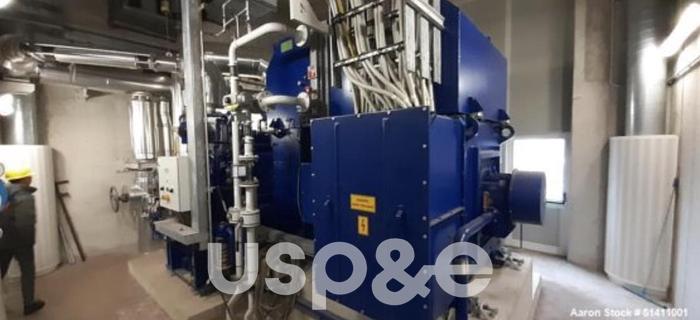 Used 3.2 MW 2010 Used Siemens SST-110 Twin AFA 46K Steam Turbine Generator Set