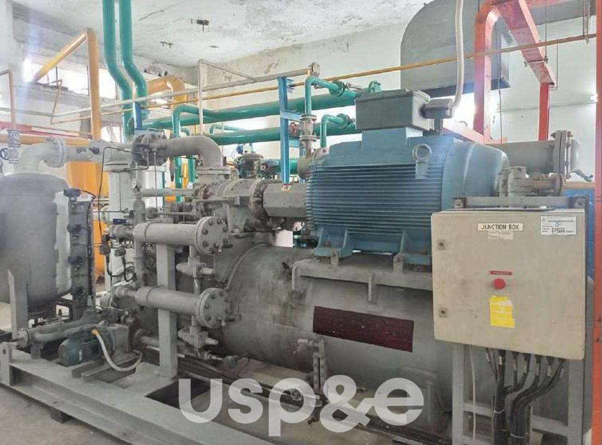 Used 5.7 MW 2008 Used Kawasaki GPB-70 Natural Gas Turbine Generator Set