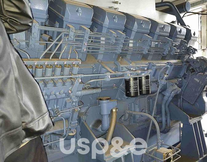 1.6 MW 2017 New Mitsubishi SR16-PTA Diesel Generator Set