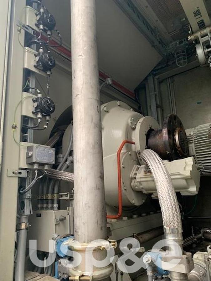 Used 7.1 MW 2001 Used Solar Taurus T70 Natural Gas Turbine Generator Set