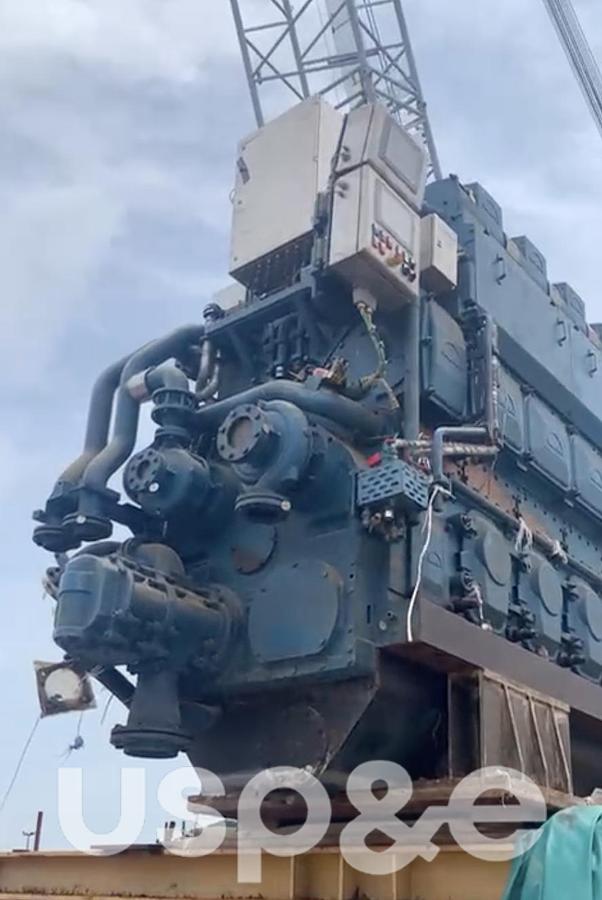 5.6 MW 2011 New MAN 10L32/44 CR HFO Engines (No Alternator)