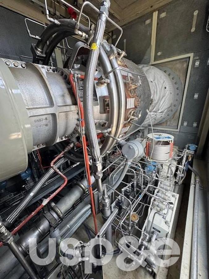 Used 5.3 MW Used 2012 Solar Taurus T60 Natural Gas Generator Set