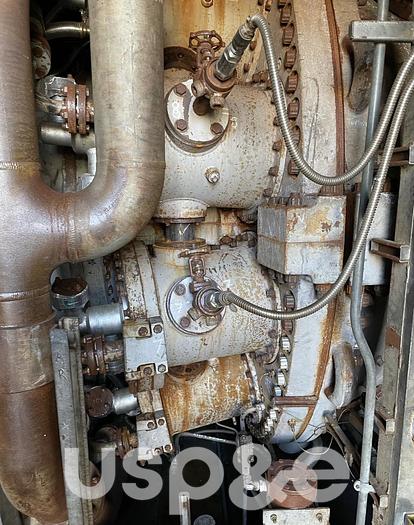 Used 42 MW Used GE PG65818B GT Natural Gas Turbine Generator Set