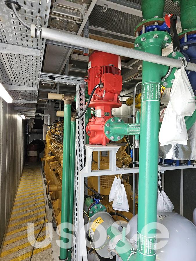 Used 2 MW 2017 New Caterpillar CG170-20 Natural Gas Generator Set