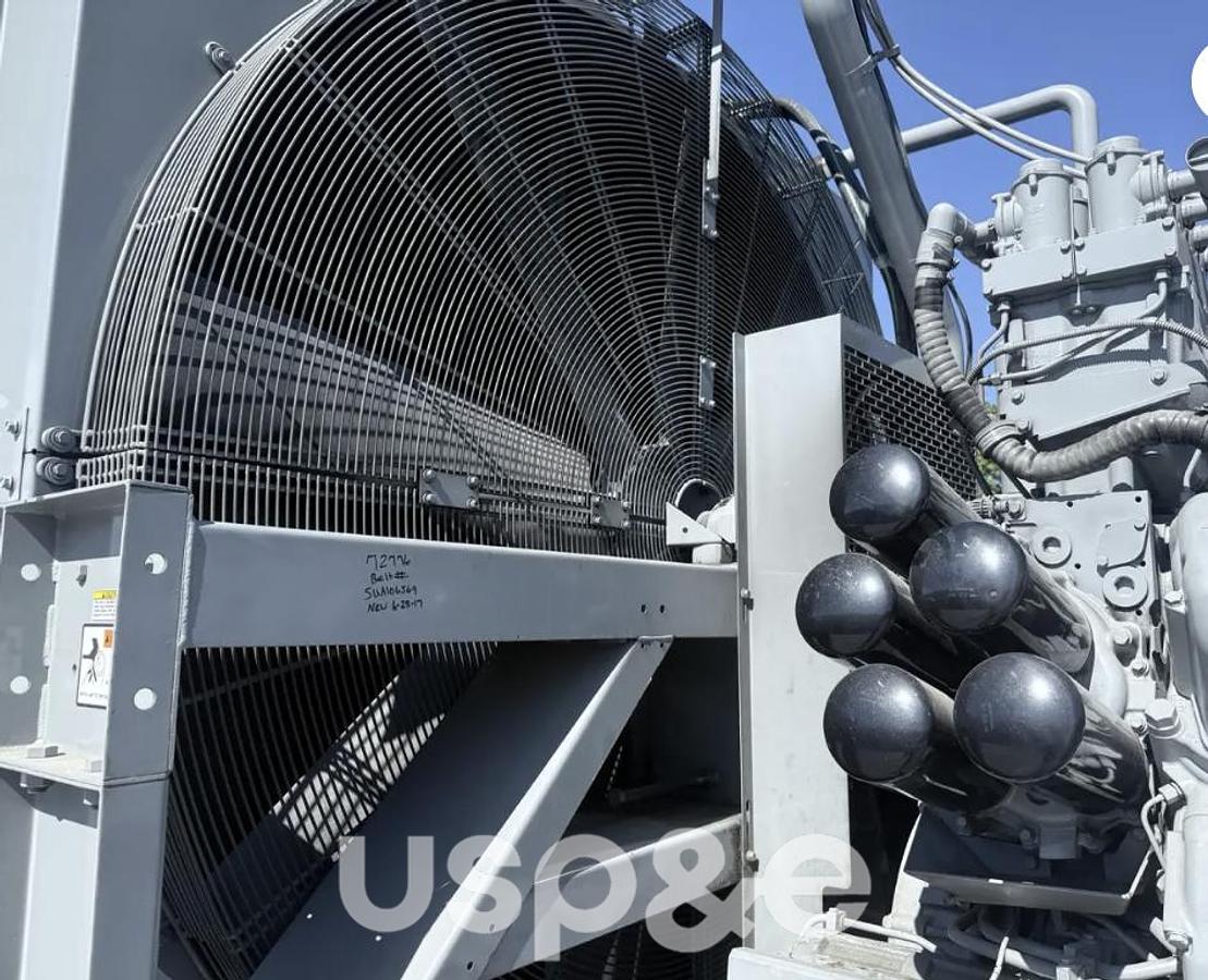 Used 2.5 MW 2009 Used MTU 20V4000 Diesel Generator Set