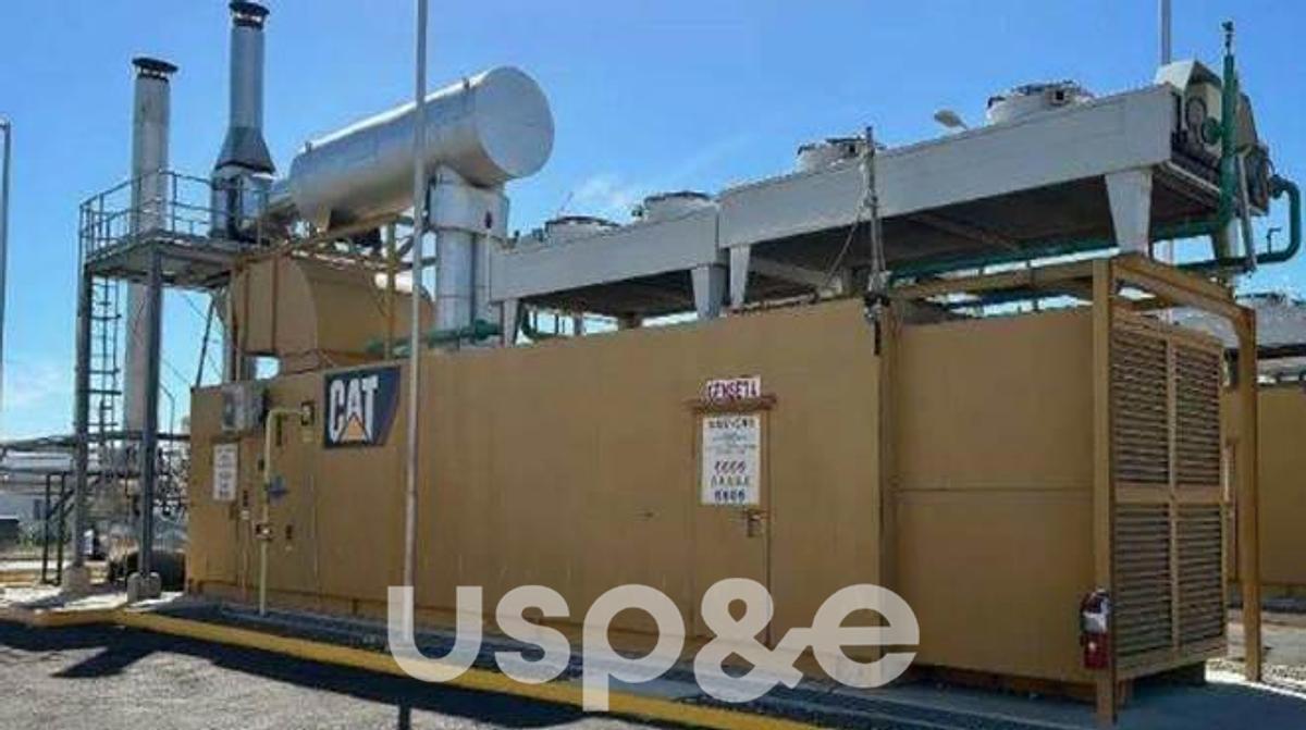 Used 2 MW 2017 New Caterpillar CG170-20 Natural Gas Generator Set