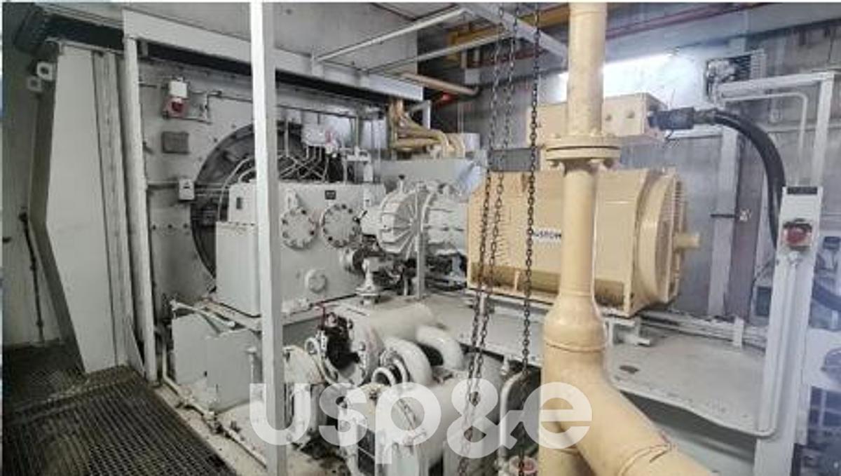 Used 84 MW 2001 Used GE Frame 6 PG6561B Natural Gas Turbine Generator Set