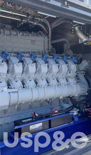 2 MW 2022 New MTU 16V4000L64FNER Natural Gas Generator Sets