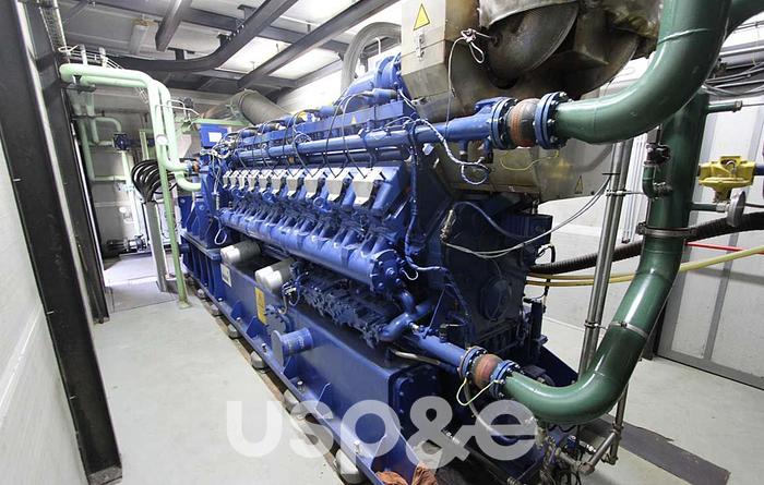 Used 2 MW 2018 Used MWM TCG2020-V20 Natural Gas Generator Set