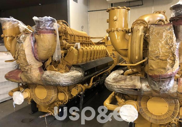Used 1.9 MW 2011 Used Caterpillar 3520C Natural Gas Generator Sets