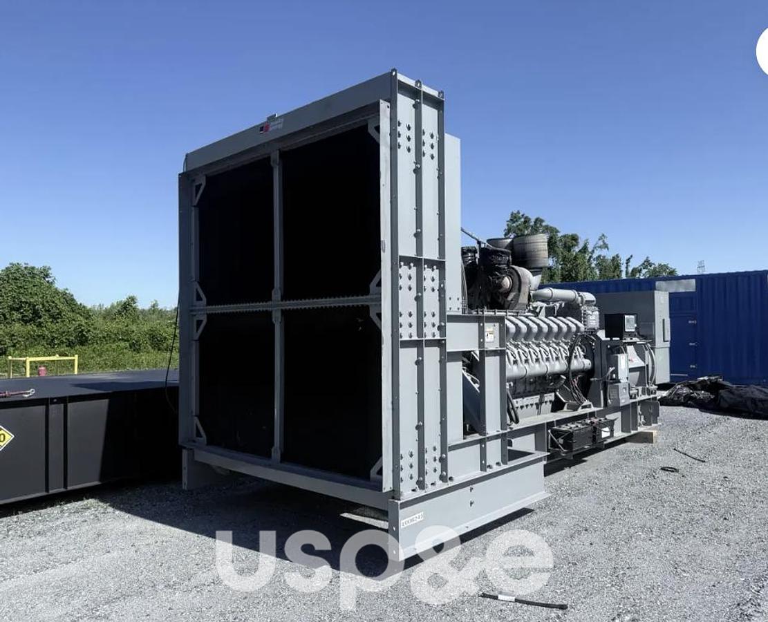 Used 2.5 MW 2009 Used MTU 20V4000 Diesel Generator Set