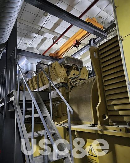 Used 4.5 MW 2017 Used Caterpillar CG260-16 Natural Gas Generator Sets