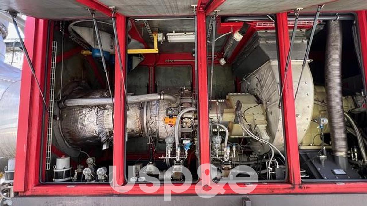 Used 5.6 MW 1996 Used Solar Taurus 60 Natural Gas Turbine Generator Set