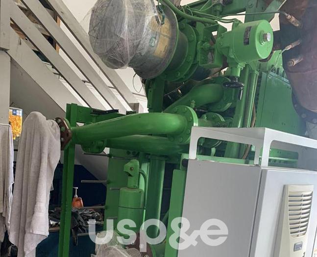 Used 3.4 MW 2012 Used Jenbacher J 620 Natural Gas Generator Set