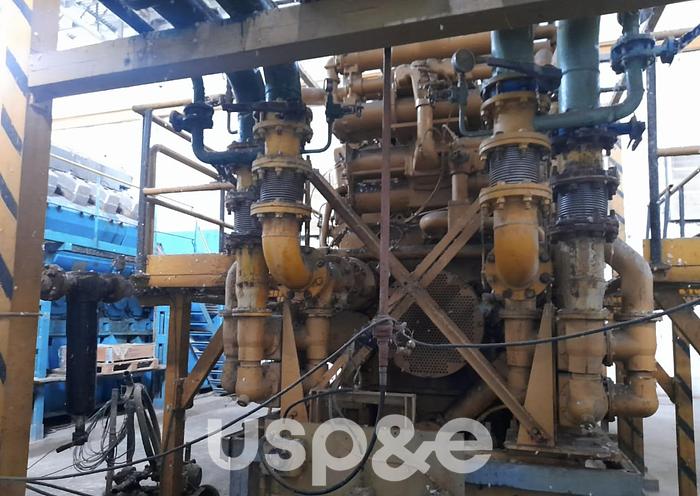 Used 3.6 MW 2000 Used Caterpillar G3616 Natural Gas Generator Sets
