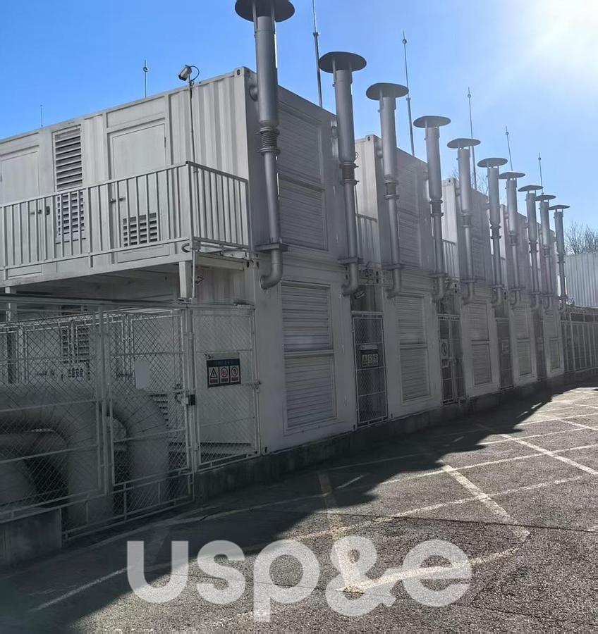 Used 1.1 MW 2011 Used MTU 18v2000G65 Diesel Generator Set