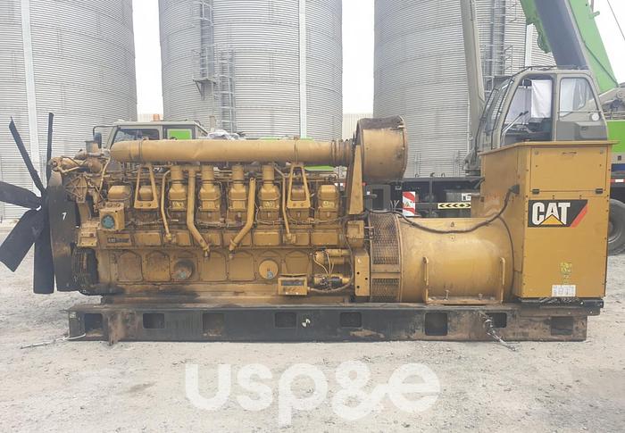 Used 1.4 MW 2012 Used Caterpillar 3516B Diesel Generator Set