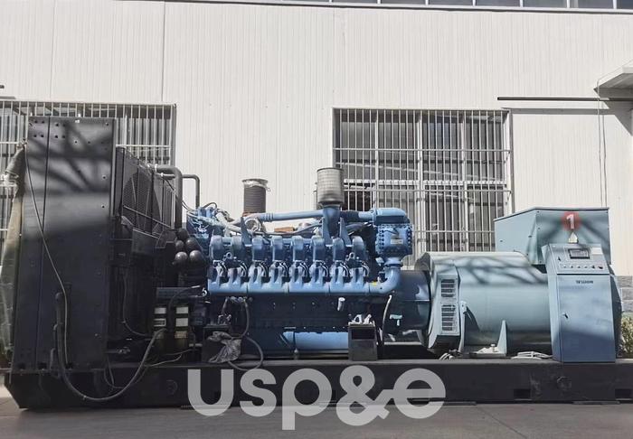 Used 4 MW 2008 Used MTU 16V40000G63 Diesel Generator Sets