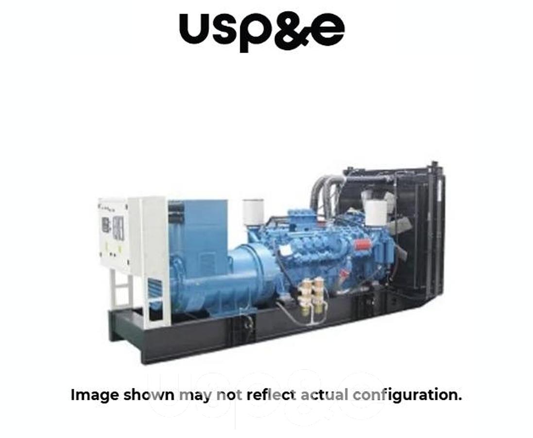 Used 1.1 MW 2011 Used MTU 18v2000G65 Diesel Generator Set