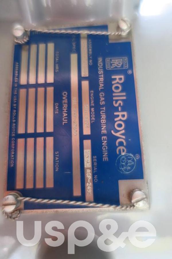 Used 5.1 MW 2014 Used Centrax 501 KB7S Natural Gas Turbine Generator Set